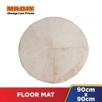 Fluffy Round Floor Mat (90cm x 90cm)