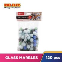 (MR.DIY) Glass Marbels Cream (120 pieces)