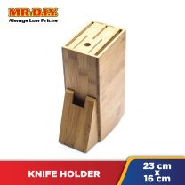 (MR.DIY) Bamboo Knife Holder Stand Storage (1pc)