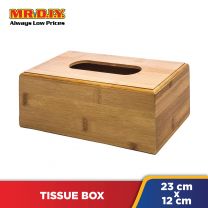 (MR.DIY) Bamboo Wooden Tissue Box