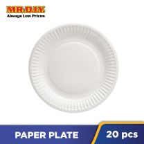 (MR.DIY) Disposable Paper Plate (20pcs x 6")