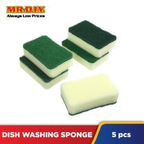 (MR.DIY) Dish Washing Sponge (5pcs)