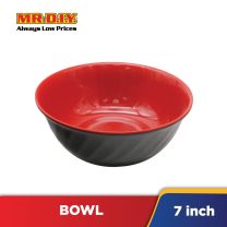 (MR.DIY) Black Red Bowl (7 inch)