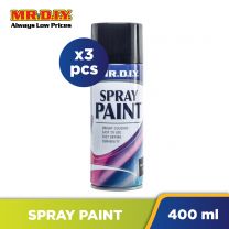 (MR.DIY) Spray Paint Flat Black 29# (3pcs)