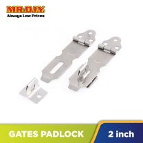 (MR.DIY) Stainless Steel Cabinets Gates Padlock Latch Door Hasp (2")