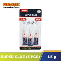 (MR.DIY) Super Glue 1.5g (3 pieces)
