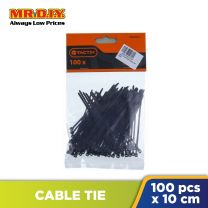 TACTIX Cable Tie Black (100pcs x 100mm)