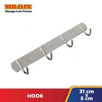 (MR.DIY) Wall-Mounted Stainless-Steel Cloths Hook
