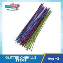 Glitter Chenille Stems 30cm (50 pcs)