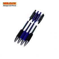 NIEKI Black and Blue Gel Pen 4S 31220  0.5MM