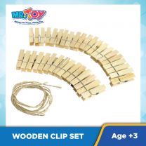 BEAR Multi-Purpose Wooden Clip Set 
