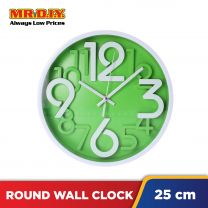 Big Digits Round Wall Clock