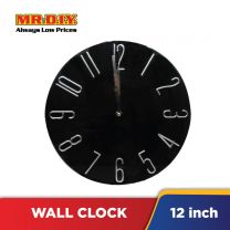 (MR.DIY) Circular Minimalistic Wall Clock WSH-0440-12 