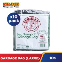 (MR.DIY) Eco-Friendly Garbage Bag L Size (10pcs x 10pack)