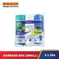 SEKOPLAS ReMAX HDPE Semi-Transparent Garbage Bag S Size (3 x 20pcs)