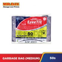 SEKOPLAS EzeeTIE Tie-Handle HDPE Garbage Bag M Size (50pcs)