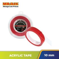 (MR.DIY) Double Sided Transparent Acrylic Foam Tape (10mm x 6yd)
