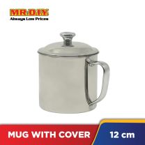 Stainless Steel Mug with Cover (12cm)
