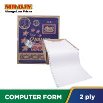 SONOFORM 2 Ply 2UP NCR Colour Computer Form (500 Sheets)
