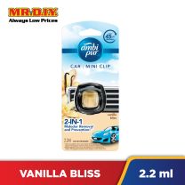 Ambi Pur Car Mini Clip Vanilla Bliss Car Air Freshener 2.2 ml