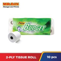 CUTIE 2-Ply Budget Toilet Roll Tissue (10pcs)