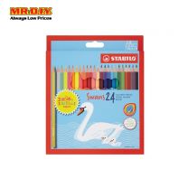 STABILO Swans Color Pencil With Neon & Metallic Color  (24 pcs)
