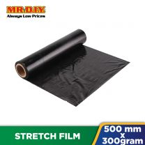 Core Black Clear Stretch Film Black Mini Roll 500MM X 150G X 300GMS